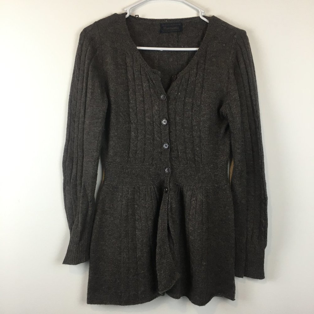 Harmonic Button Down Sweater